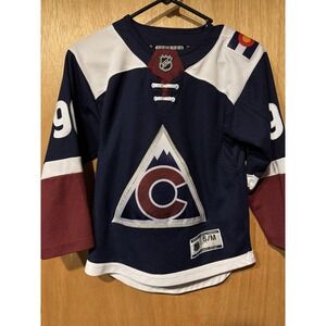 MIKKO RANTANEN Colorado Avalanche Av's Alternate 3rd Jersey 96 Kids S/M NHL (E)